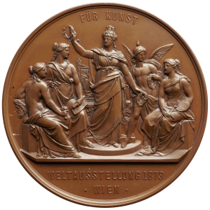 Wien: Preismedaille für die Weltausstellung 1873