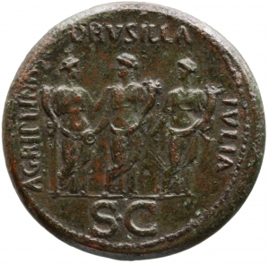 Caius für Agrippina II., Drusilla und Iulia III.