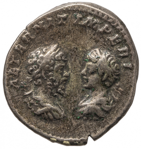 Septimius Severus mit Iulia Domna und Antoninus III. (Caracalla)