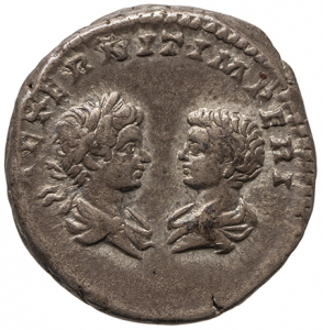 Iulia Domna mit Antoninus III. (Caracalla) und Geta (Caesar)